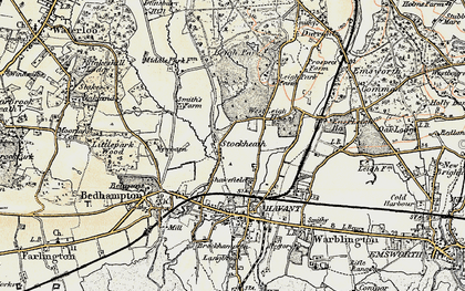 Old map of Stockheath in 1897-1899