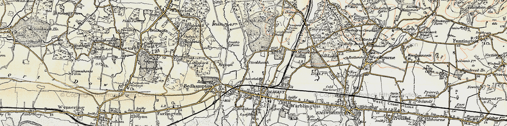 Old map of Stockheath in 1897-1899