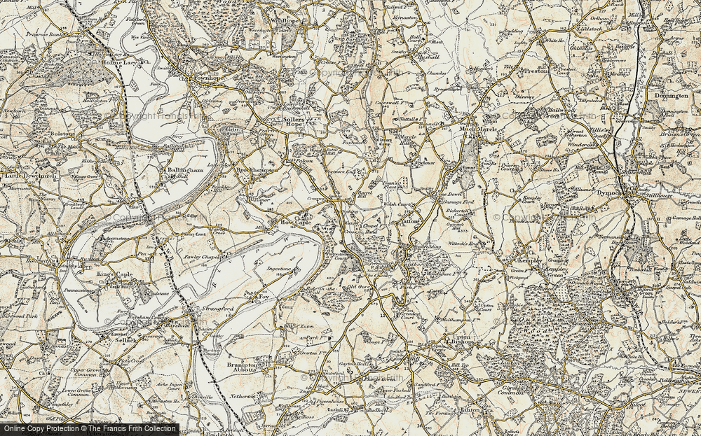 Old Map of Stocking, 1899-1900 in 1899-1900