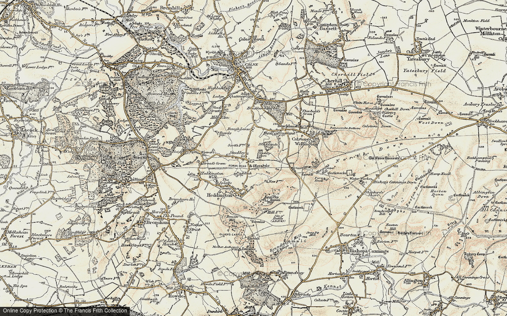 Old Map of Stockley, 1899 in 1899