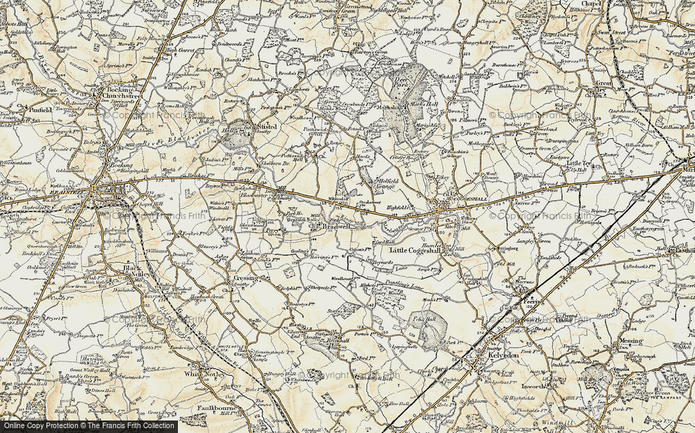 Old Map of Stockstreet, 1898-1899 in 1898-1899