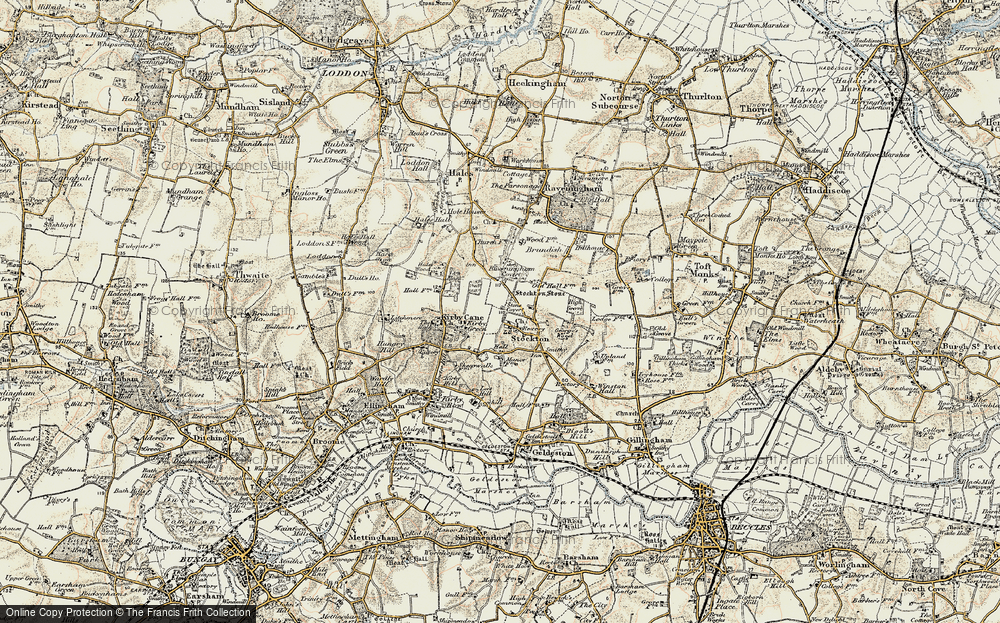 Old Map of Stockton, 1901-1902 in 1901-1902