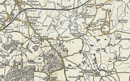 Old map of Beck Brook in 1902
