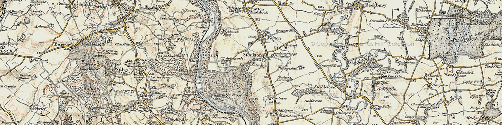 Old map of Leavenhalls, The in 1902