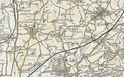 Old map of Stockwell in 1898-1900