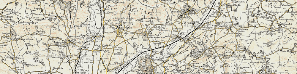 Old map of Stockwell in 1898-1900