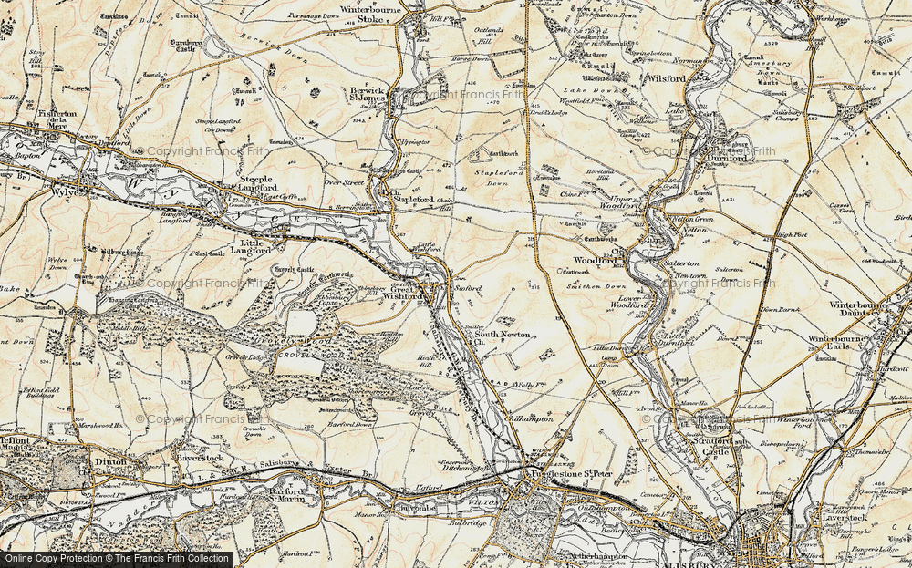 Old Map of Stoford, 1897-1899 in 1897-1899