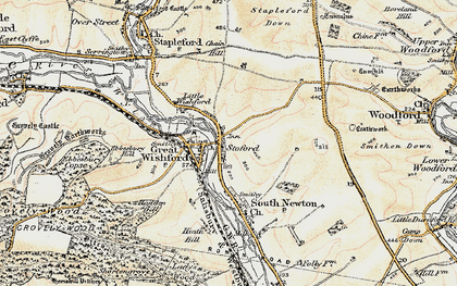 Old map of Stoford in 1897-1899
