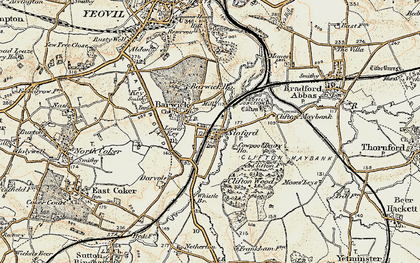 Old map of Stoford in 1899