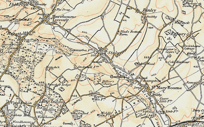 Old map of Stoke in 1897-1900
