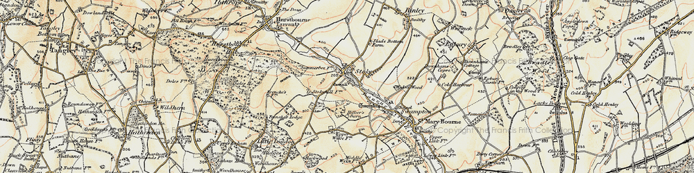 Old map of Stoke in 1897-1900