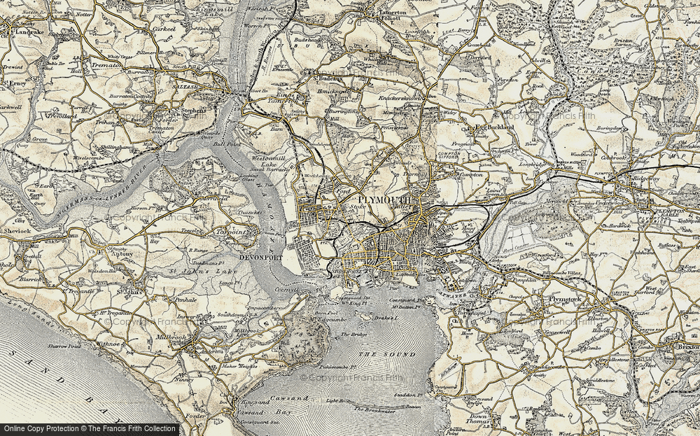 Old Map of Stoke, 1899-1900 in 1899-1900