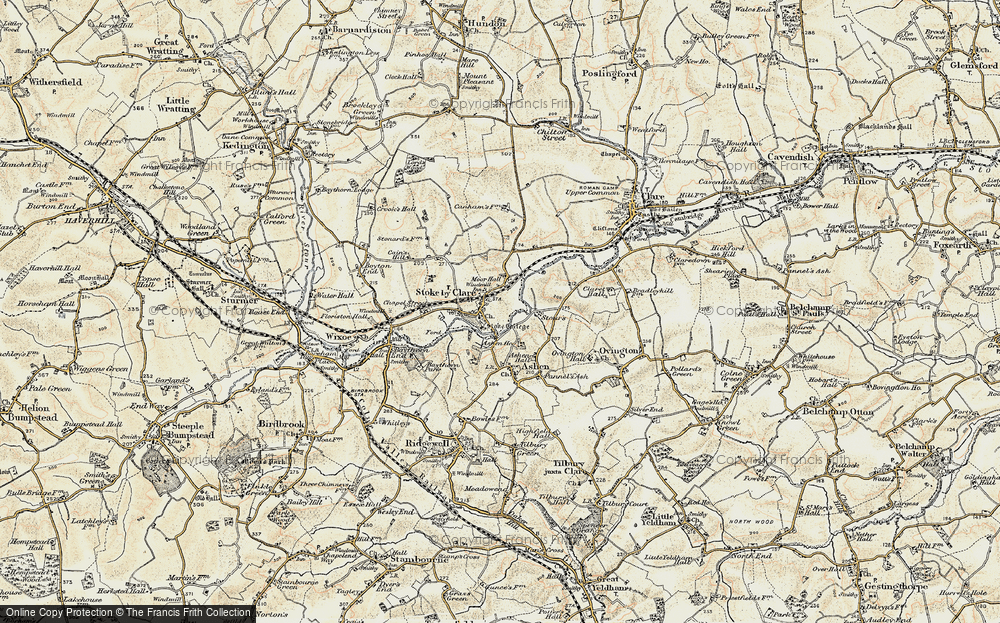 Old Map of Stoke by Clare, 1898-1901 in 1898-1901