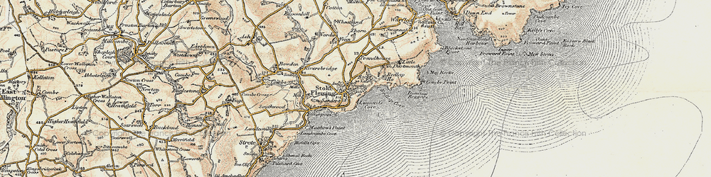 Old map of Leonard's Cove in 1899