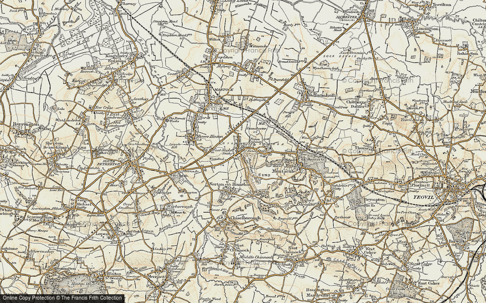 Old Map of Stoke Sub Hamdon, 1898-1900 in 1898-1900
