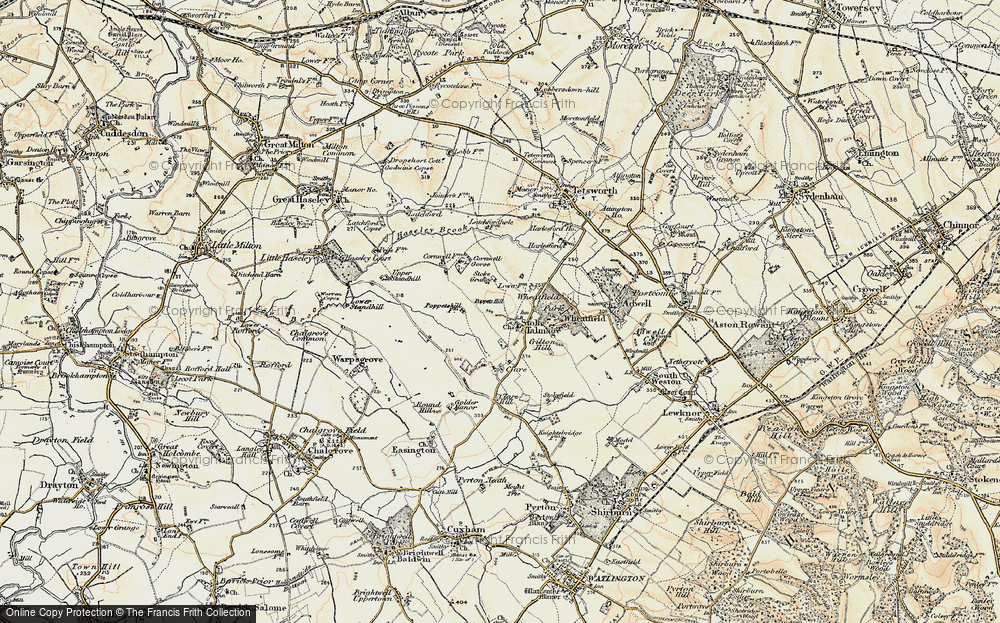 Old Map of Stoke Talmage, 1897-1899 in 1897-1899