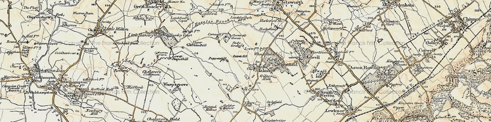 Old map of Stoke Talmage in 1897-1899