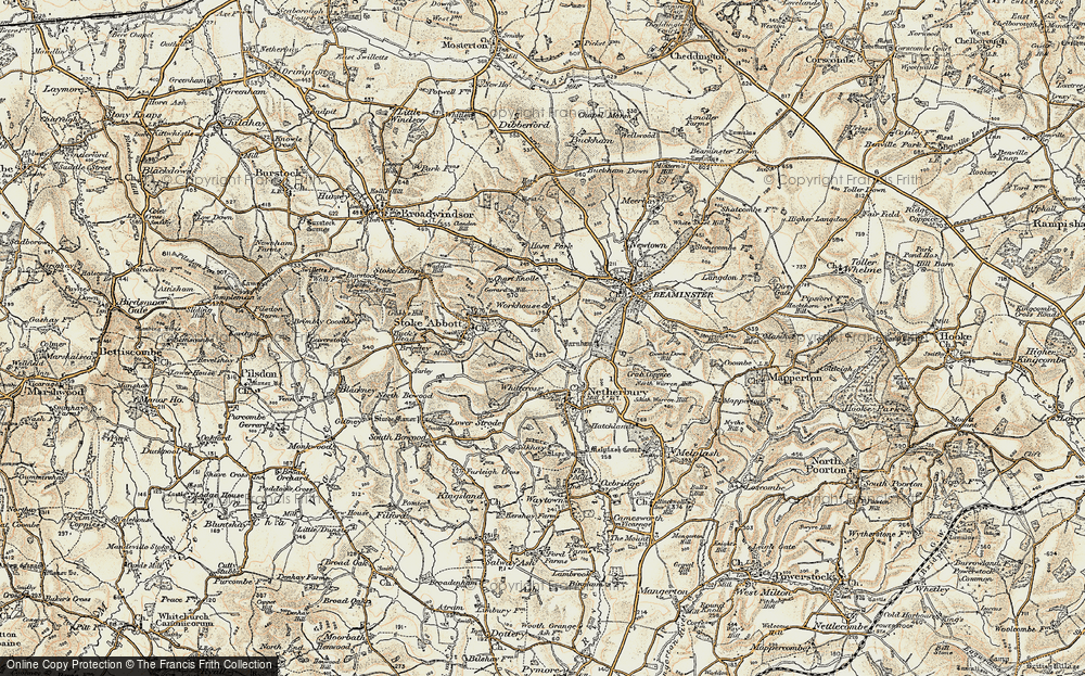 Old Map of Stoke Water, 1898-1899 in 1898-1899