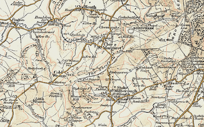 Old map of Stokegorse in 1901-1902