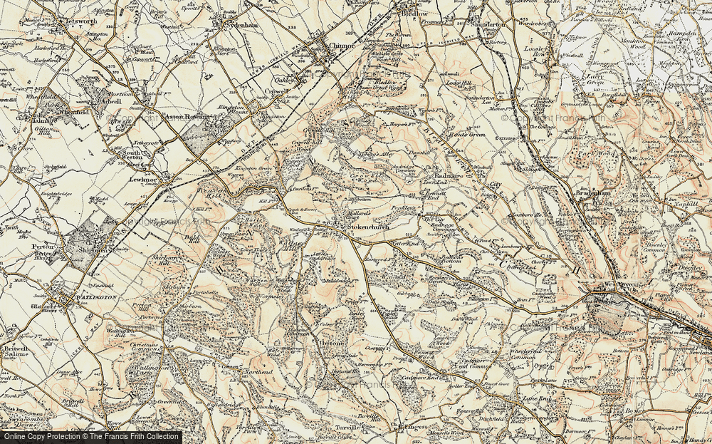 Old Map of Stokenchurch, 1897-1898 in 1897-1898