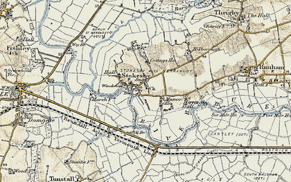 Old map of Stokesby in 1901-1902
