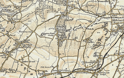 Old map of Ston Easton in 1899