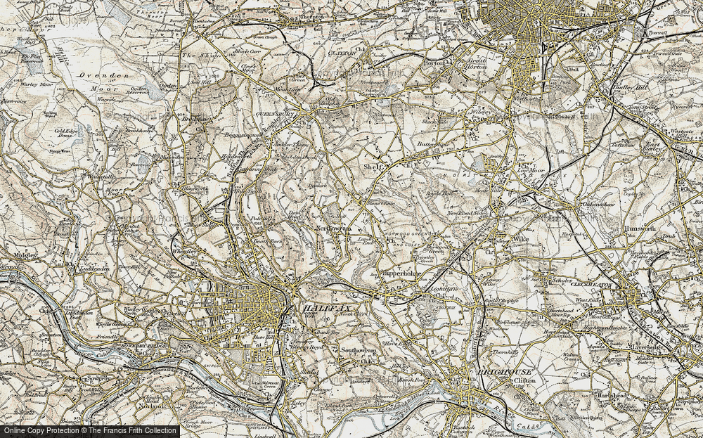 Old Map of Stone Chair, 1903 in 1903