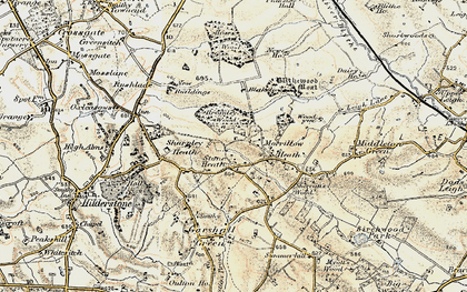 Old map of Stone Heath in 1902