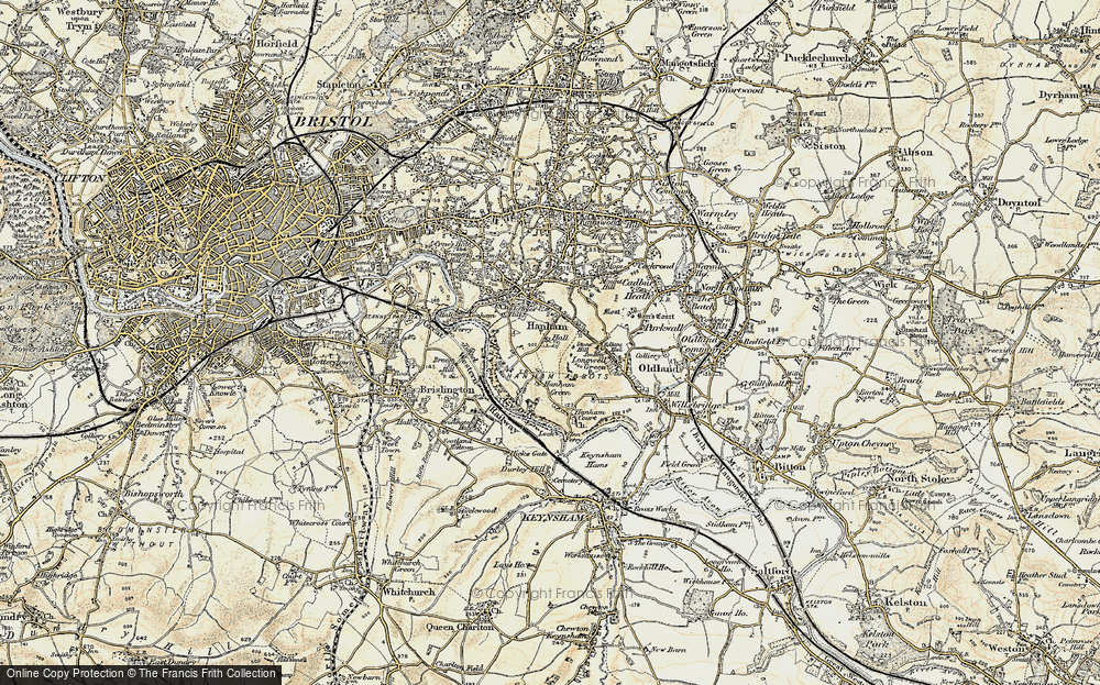 Old Map of Stone Hill, 1899 in 1899