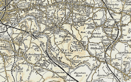 Old map of Stone Hill in 1899