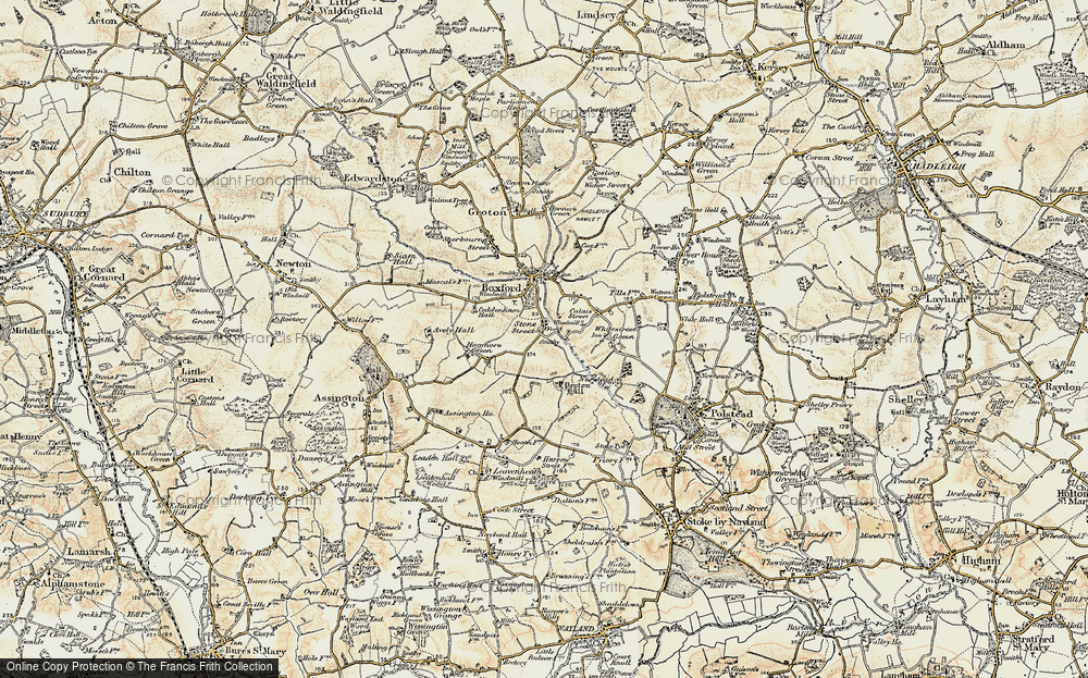 Old Map of Stone Street, 1898-1901 in 1898-1901