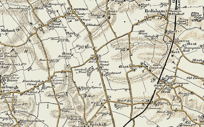 Old map of Stone Street in 1901-1902