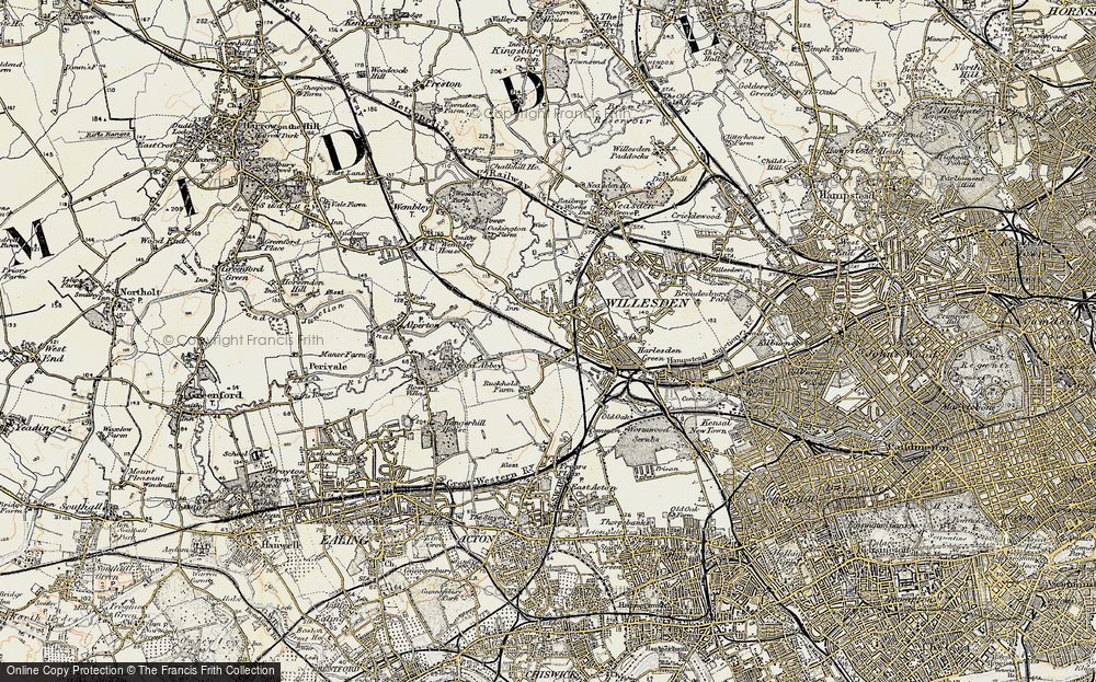 Old Map of Stonebridge, 1897-1909 in 1897-1909