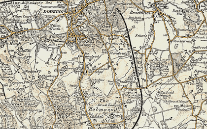 Old map of Stonebridge in 1898-1909