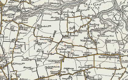 Old map of Stonebridge in 1898