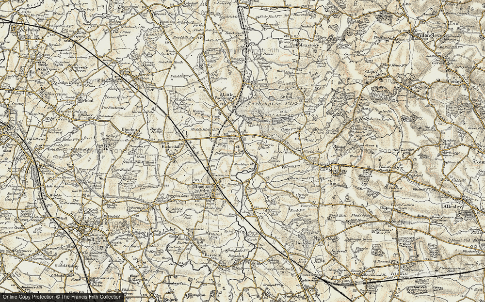 Old Map of Stonebridge, 1901-1902 in 1901-1902