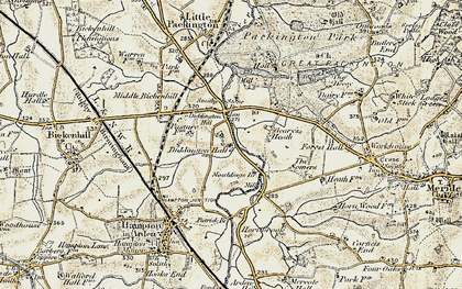 Old map of Stonebridge in 1901-1902