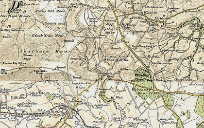 Old map of Stonegate in 1903-1904
