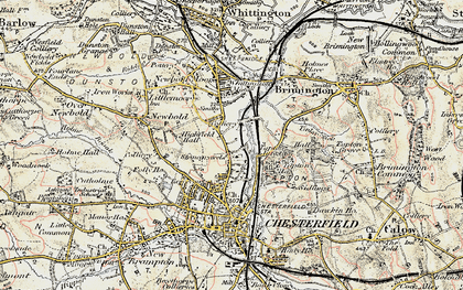 Old map of Stonegravels in 1902-1903