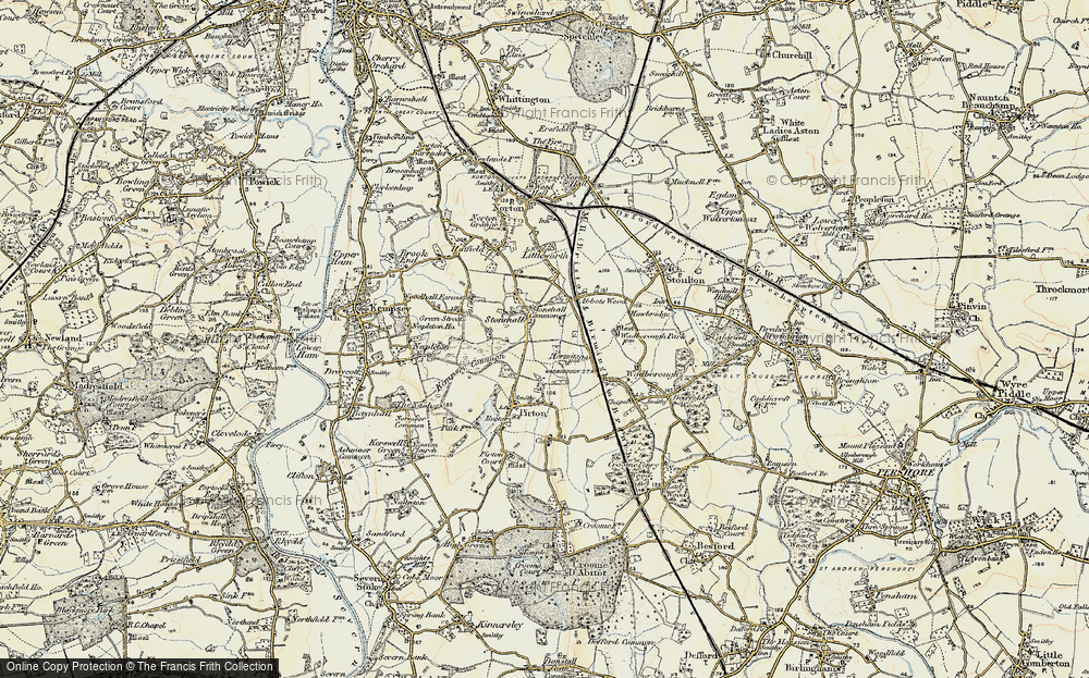 Old Map of Stonehall, 1899-1901 in 1899-1901
