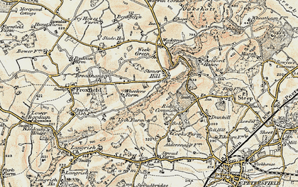 Old map of Broadhanger in 1897-1900