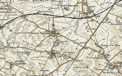 Old map of Stoney Cove in 1901-1903