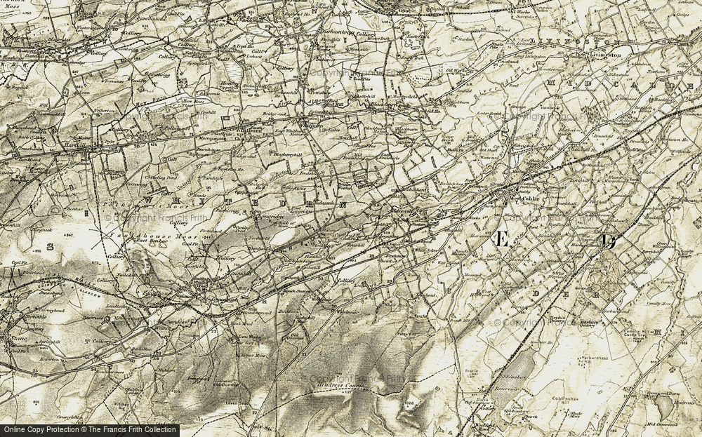 Old Maps Of Stoneyburn, Lothian - Francis Frith