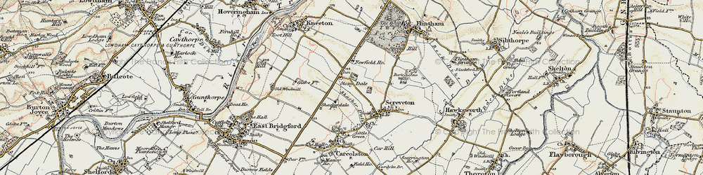 Old map of Stony Dale in 1902-1903
