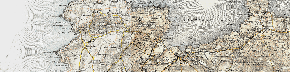 Old map of Stop-and-Call in 1901-1912