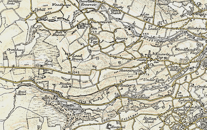 Old map of Stopes in 1903