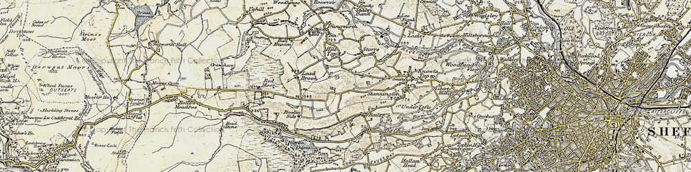 Old map of Stopes in 1903