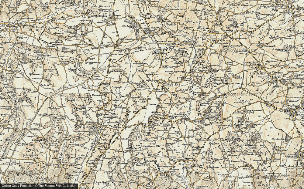 Old Map of Stopgate, 1898-1900 in 1898-1900