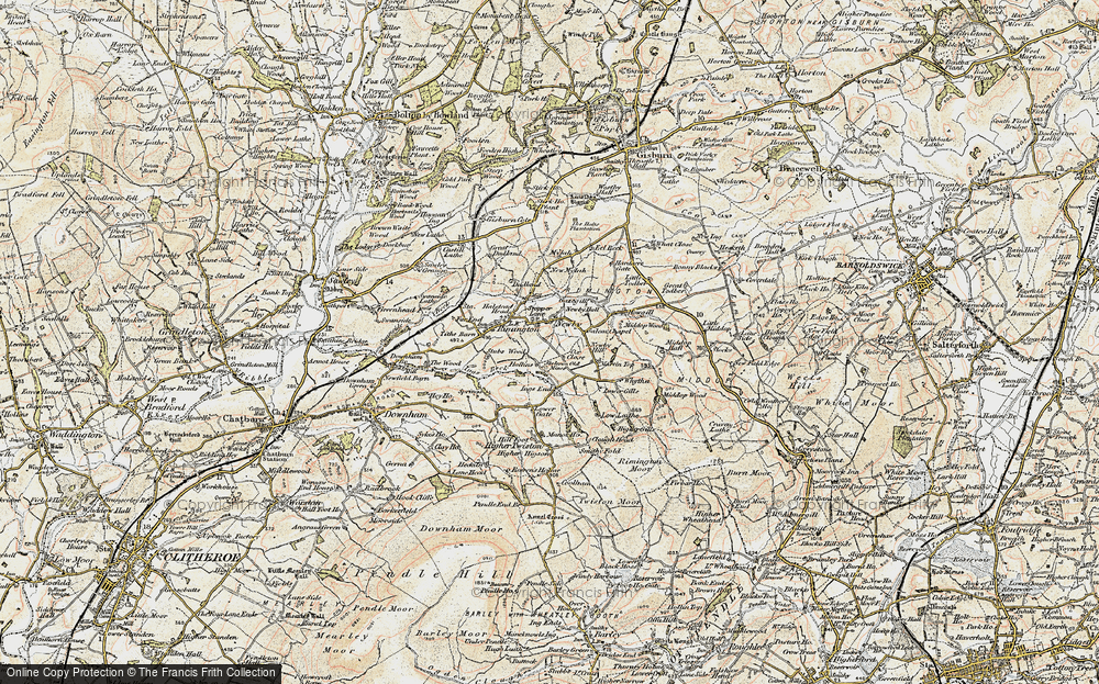 Old Map of Stopper Lane, 1903-1904 in 1903-1904