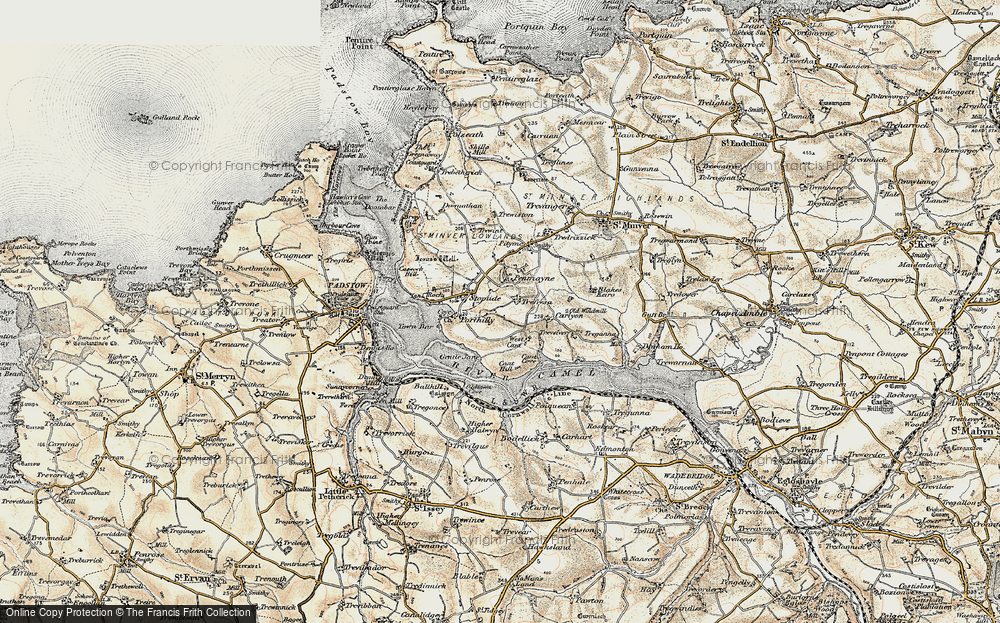Old Map of Stoptide, 1900 in 1900